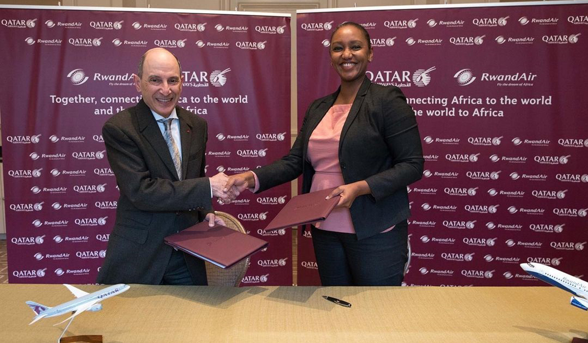 Qatar Airways and RwandAir Seal Milestone Codeshare Agreement